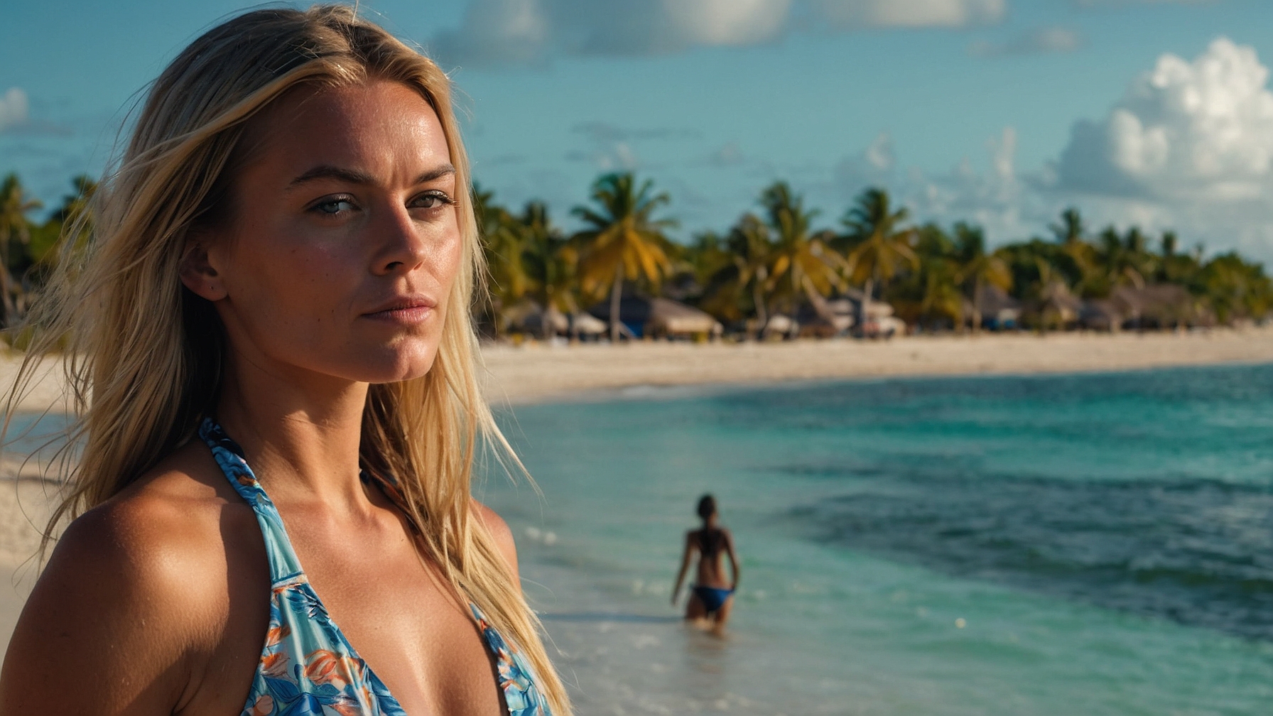Woman at Beach 5